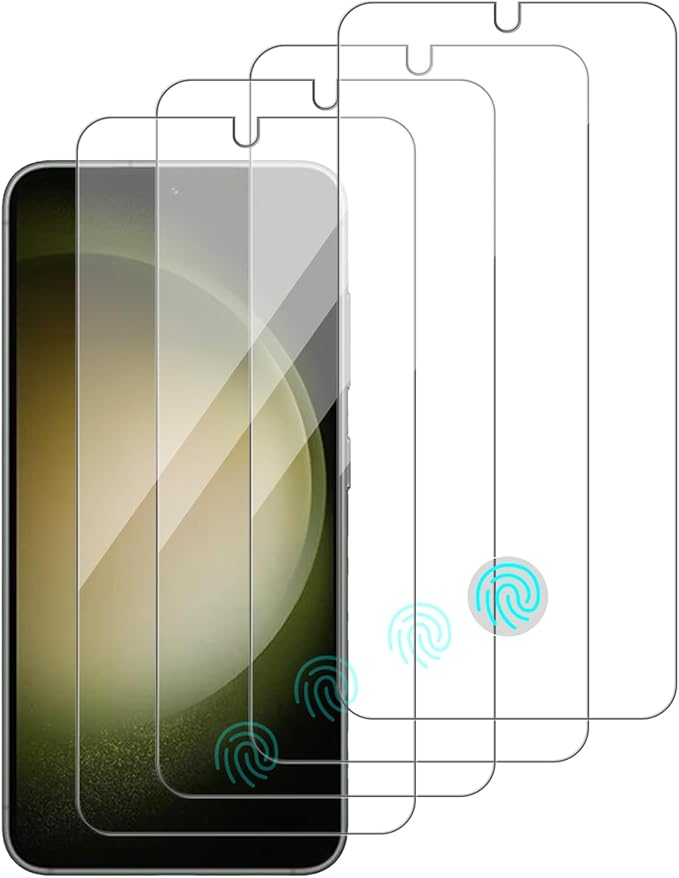 icsapr 4 pack tempered glass screen protector for samsung galaxy s23 – 9h hd scratch resistant case friendly icsapr 4 pack tempered glass screen protector for samsung galaxy s23 – 9h hd scratch resistant case friendly