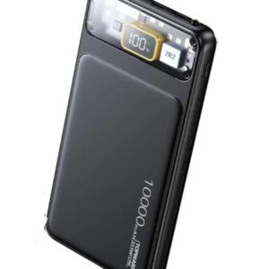 10000mah fast charging power bank with led digital display – slim portable backup charger